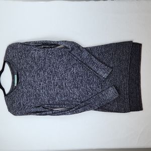 Maurices Women's Long  Sleeve knit Top Black White Size  XS